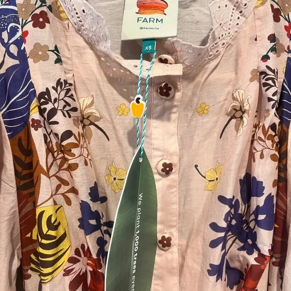 NWT FARM Rio, Beauty Bouquet Dress - Picture 3 of 4